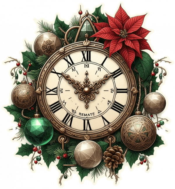 Reloj de Navidad 02