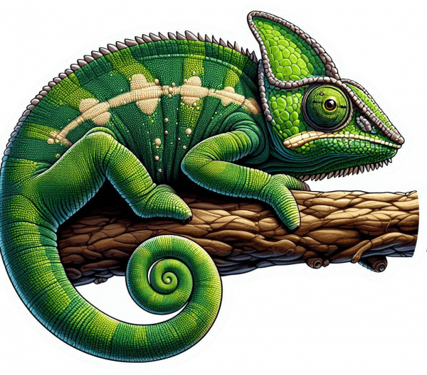 Camaleón Yemení (Chamaeleo calyptratus) 02
