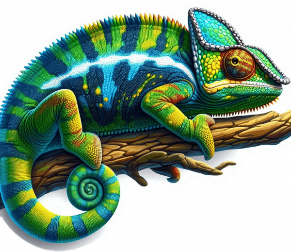 Camaleón de Pantera (Furcifer pardalis) 04
