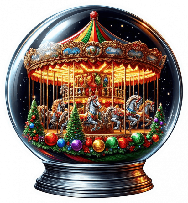 Carrusel Navideño en Bola de Cristal 01