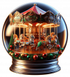 Carrusel Navideño en Bola de Cristal 03