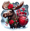 Alce de Navidad 01
