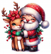 Santa Claus y Rudolf 04
