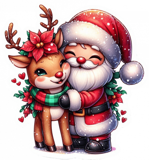 Santa Claus y Rudolf 04