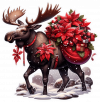 Alce de Navidad 05