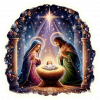 La Navidad en Plato decorativo 06