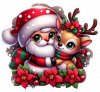 Santa Claus y Rudolf 01