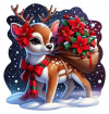 Reno de Navidad 02