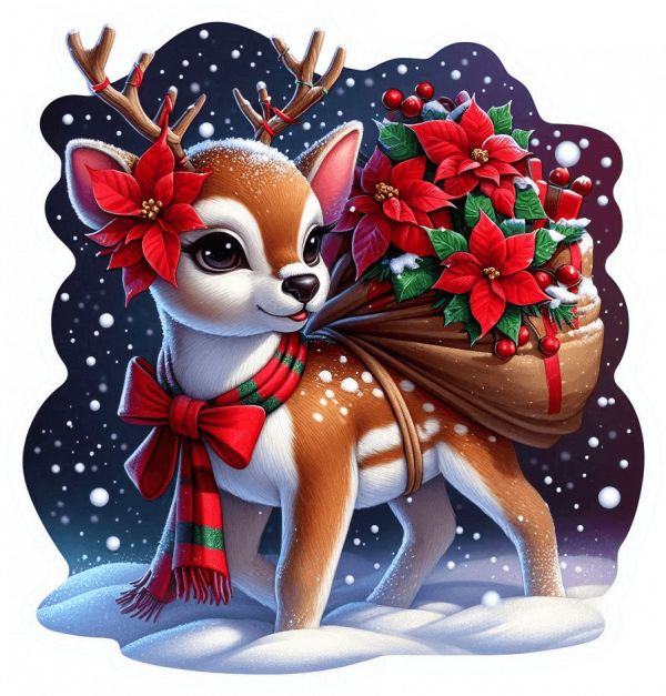 Reno de Navidad 02