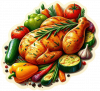 Pollo Rosmarino Plato Italiano 04