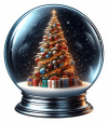 Arbol de Navidad en Bola de Cristal 06