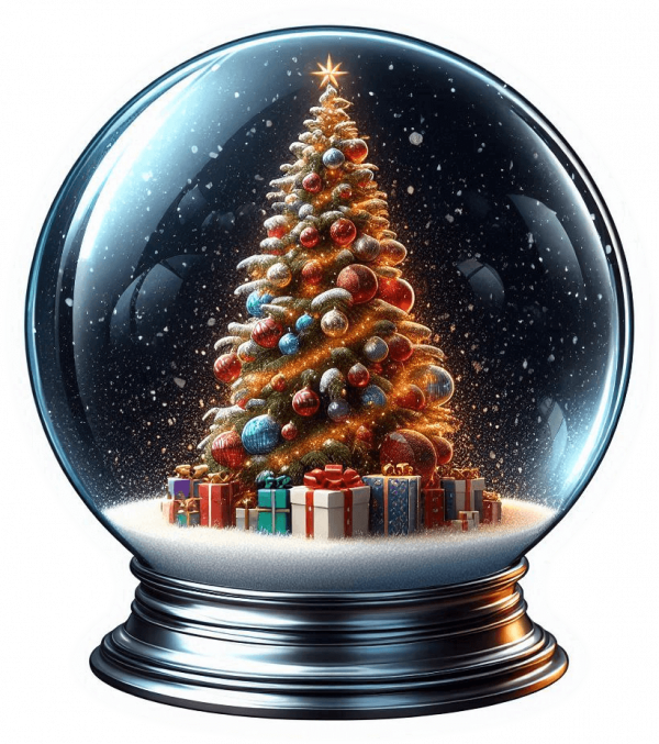 Arbol de Navidad en Bola de Cristal 06
