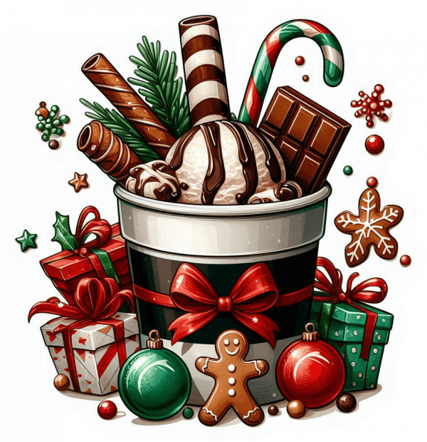 Taza de Helados Navidad 05