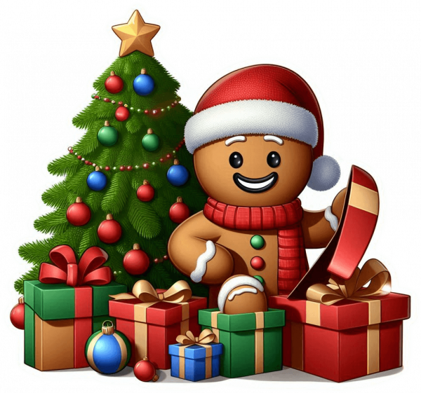 Hombre de Jengibre y regalos 01