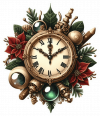 Reloj de Navidad 03