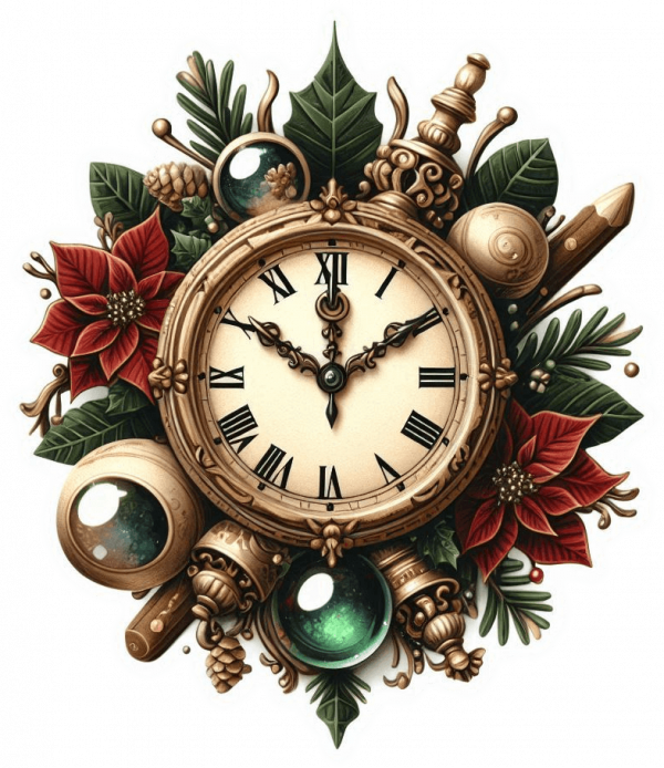 Reloj de Navidad 03