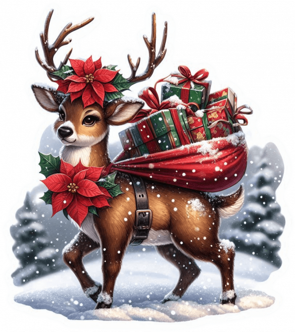 Reno de Navidad 01
