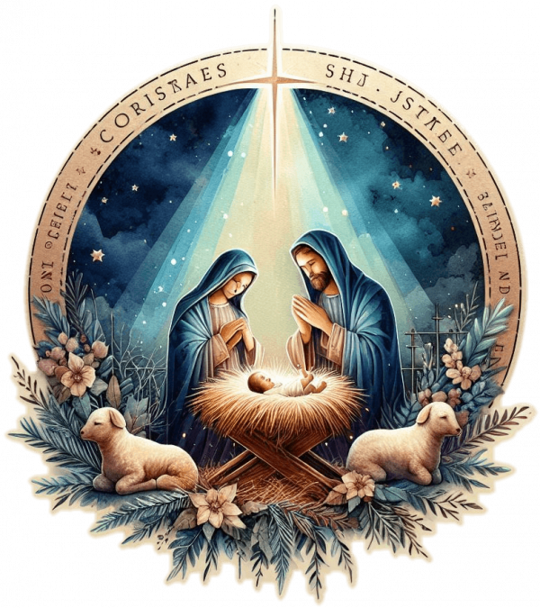 La Navidad en Plato decorativo 01