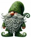 Gnomo Navideñ Verde 01