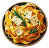 Fettuccini Alla Routa Plato Italiano 03