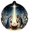 La Navidad en Plato decorativo 04