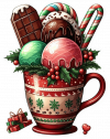 Taza de Helados Navidad 04