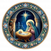 La Navidad en Plato decorativo 03
