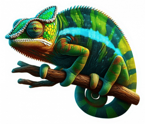 Camaleón de Pantera (Furcifer pardalis) 01