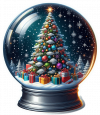 Arbol de Navidad en Bola de Cristal 04