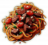Linguine di Manzo Plato Italian 02