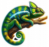 Camaleón de Pantera (Furcifer pardalis) 02