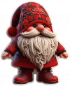 Gnomo Navideñ Rojo 01