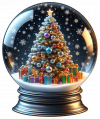 Arbol de Navidad en Bola de Cristal 05