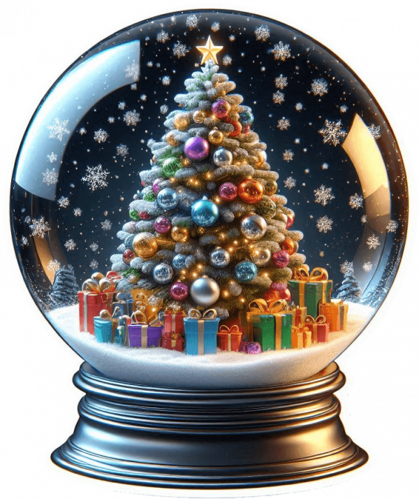 Arbol de Navidad en Bola de Cristal 05