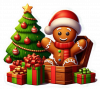Hombre de Jengibre y regalos 05