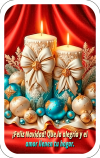 Velas de Navidad 11F