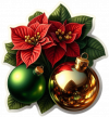 Poinsettias y Bolas de Cristal 02