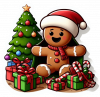 Hombre de Jengibre y regalos 03