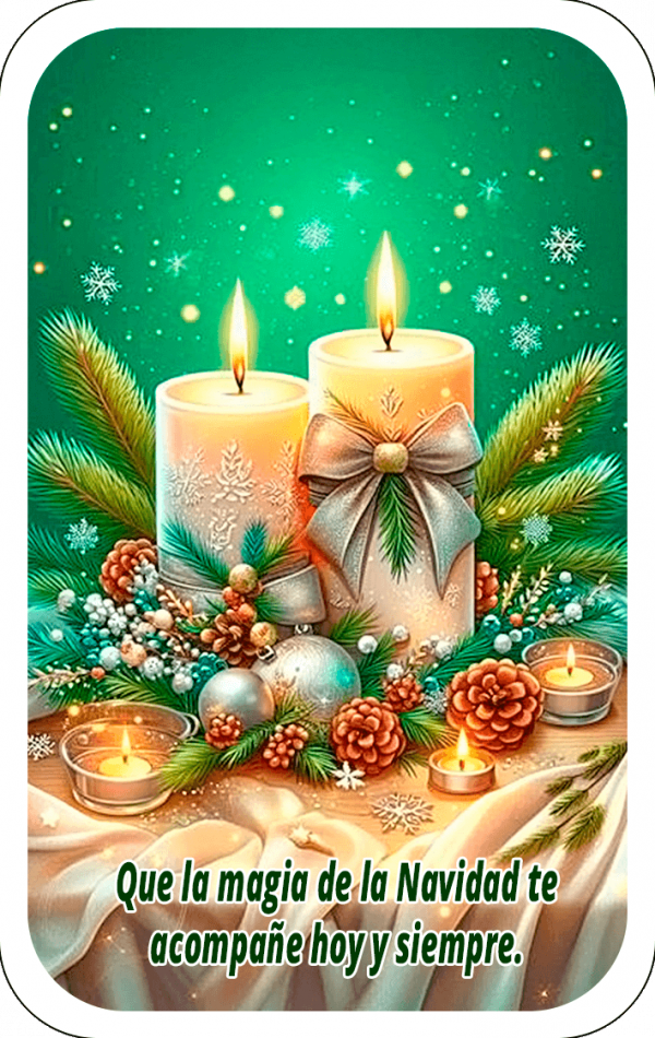 Velas de Navidad 07F
