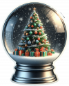 Arbol de Navidad en Bola de Cristal 02