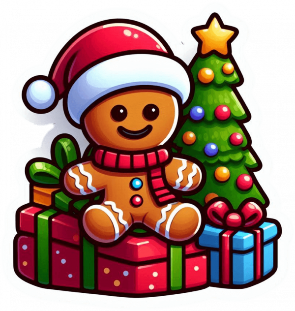 Hombre de Jengibre y regalos 08