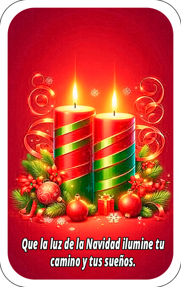 Velas de Navidad 05F