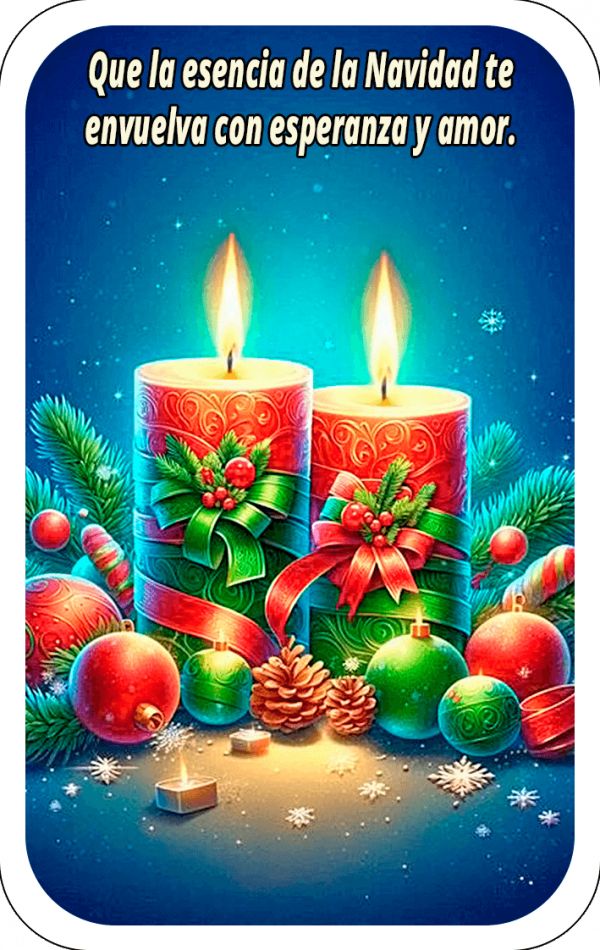 Velas de Navidad 03F