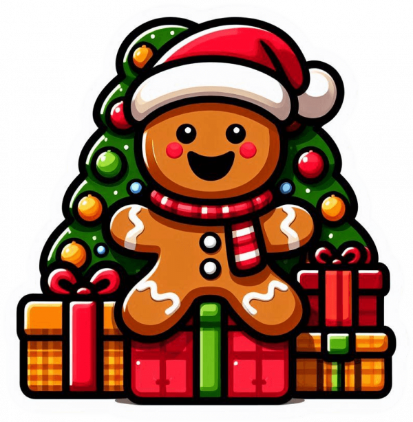 Hombre de Jengibre y regalos 04