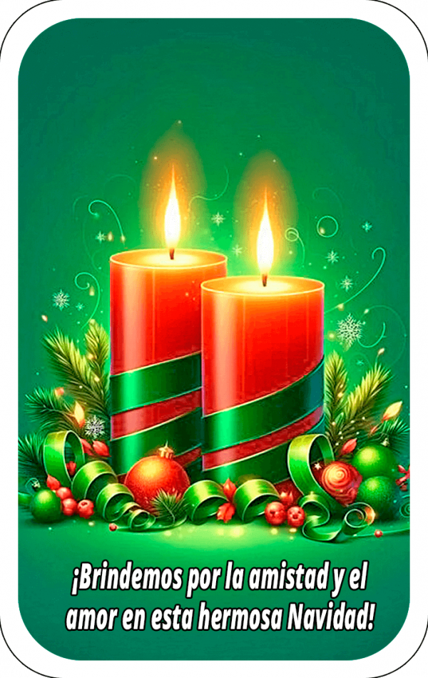 Velas de Navidad 06F