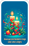 Velas de Navidad 04F