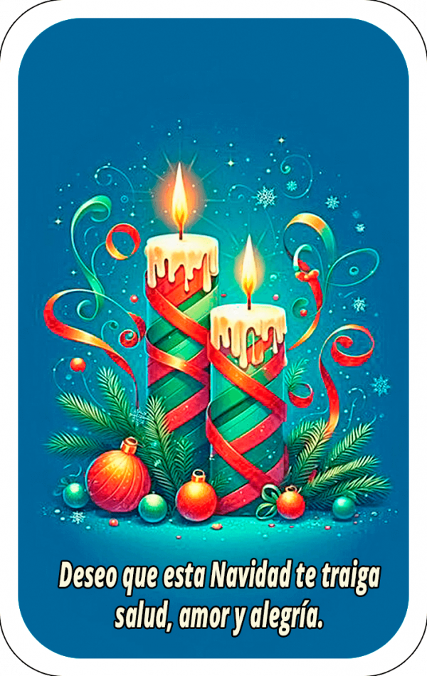 Velas de Navidad 04F