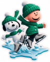 Snoopy y Charlie Brown Patinata Navideña 02