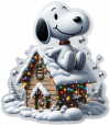 Snoopy y su Casita navideña 05
