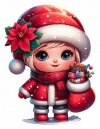 Niña de Navidad 03